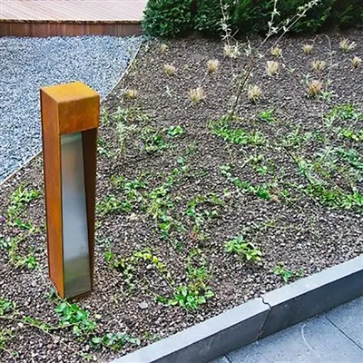 Pathway Corten Steel Úti Bollard Lights
